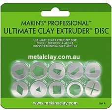 Makins         Ultimate Clay Extruder Additional Discs    Set A